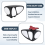 360 Degree Rotation Three Sided Blind Spot Mirror Reversing Parking Auxiliary Convex Left 6