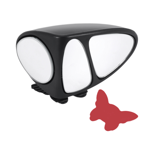 360 Degree Rotation Three Sided Blind Spot Mirror Reversing Parking Auxiliary Convex Left 2