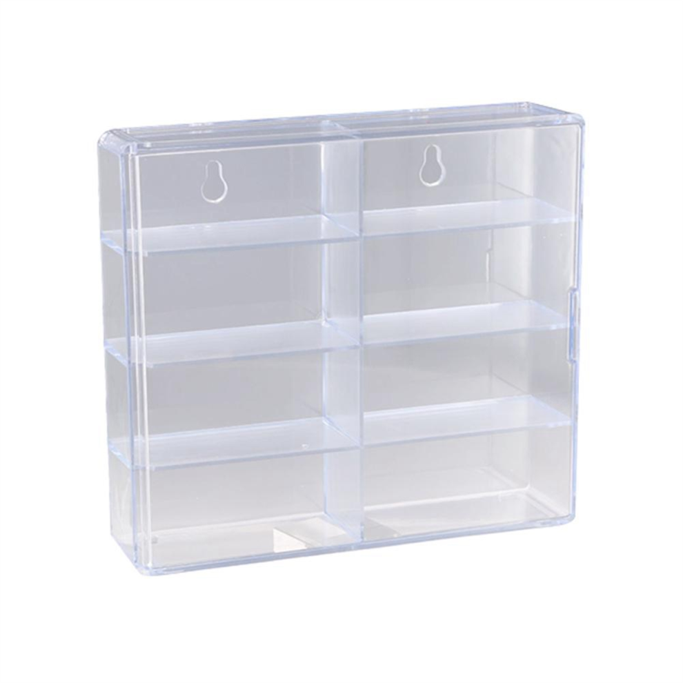 Jehiatek 1:64 For Hot Wheel Display Box Car Model Toy Cabinet Rack Hotwheel Cars Diecast Storage Dustproof B