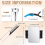 8 PCS Parting Ring Hair Selecting 6 Sectioning Styling Clips Tool 2 Rat Tail Braiding Combs 3