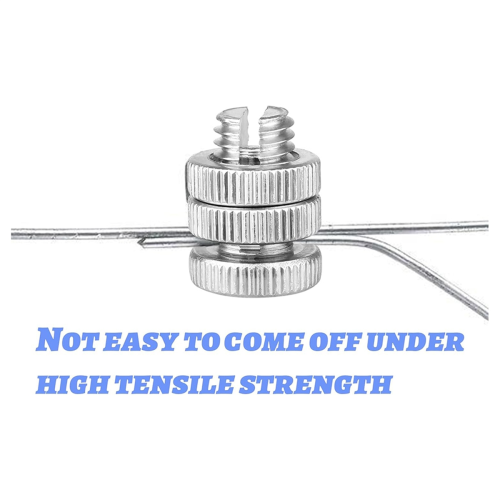 20 Pieces Split Bolt Joint Clamp Wire Connector Electrical Fence Aluminium Alloy for Multiple Electric 2