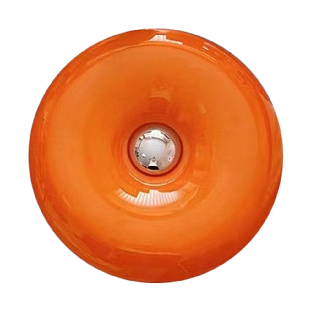 Jehiatek Orange Donut Lamp, Mid Century Modern Bedside Novel Art Deco Beautiful Table And Wall Decoration Lamp