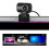 Webcam, Webcam Web Camera Cam 360 Degree Built in Mic Webcam Desktop PC Camera(Black) 3