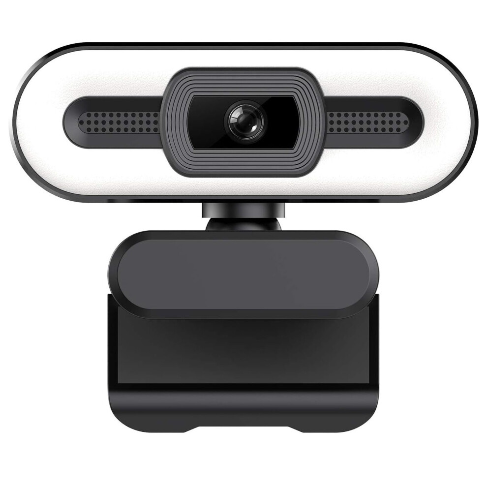 Webcam With Built-In Microphone For Live Stream Video Call Video Conference Online Teaching(Black) Black 6976918069948