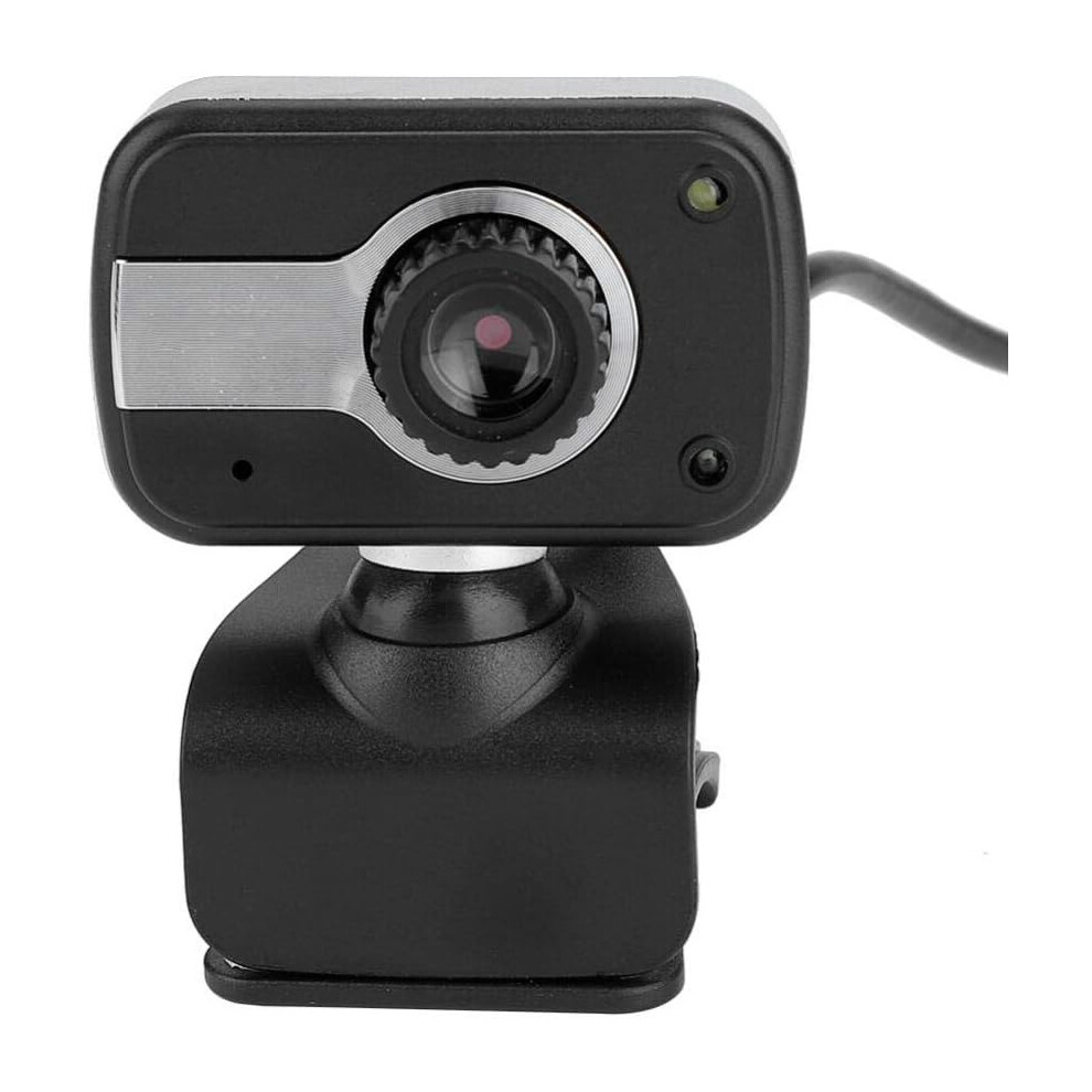 Webcam, Webcam Web Camera Cam 360 Degree Built In Mic Webcam Desktop Pc Camera(Black) Black 6976918069955