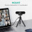 Webcam with Dual Stereo Microphones & Privacy Cover, Full HD USB Desktop Web Computer Camera(Black) 5