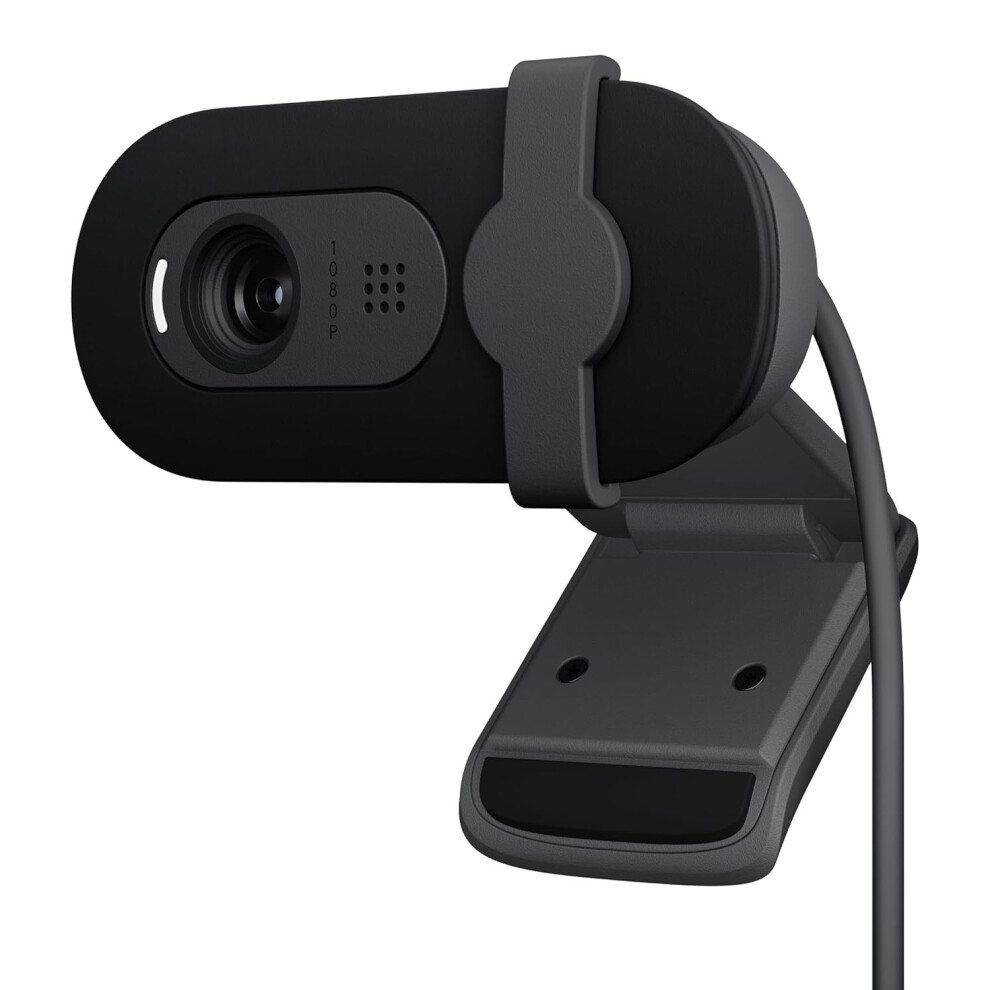 Full Hd 1080P Webcam For Meetings, Streaming, Desktop, Laptop, Pc - Built-In Mic, Shutter(Black) Black 6976918069979