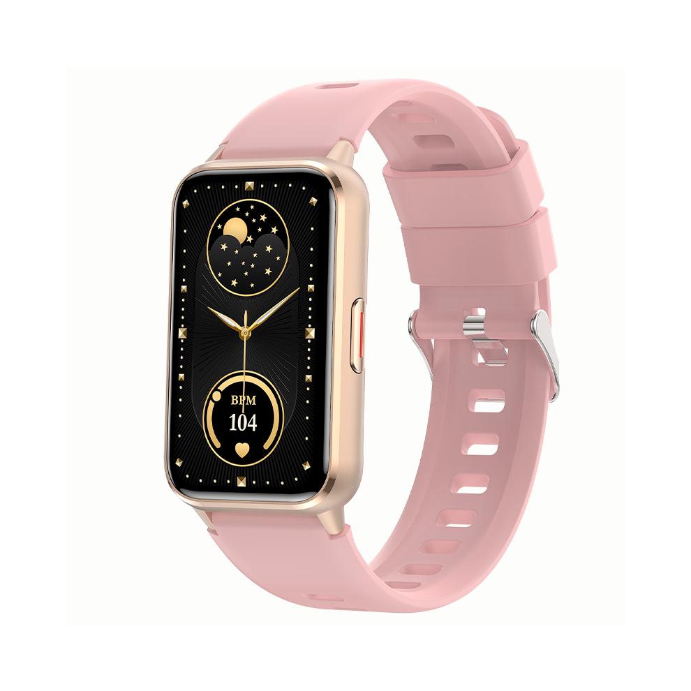 Smartwatch HK72 Long-Strip Narrow Display with AMOLED Screen & Health Tracking(Pink)-image-OPC-PHZDNVV-NEW