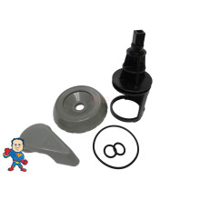 Vanne de dérivation Spa Gris Hot Tub Tige O-Rings Capuchon Poignée Kit