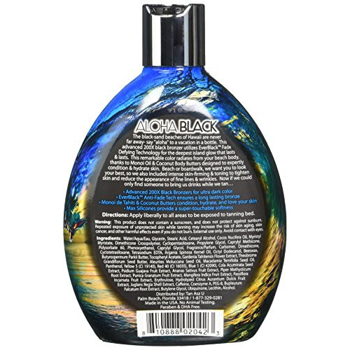 Tan Asz U ALOHA BLAcK Advanced 200X Black Bronzer - 135 oz. 1