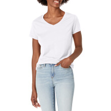 Hanes Womens X-Temp V-hals t-shirt nyhed T-shirts White 3x-Large USA