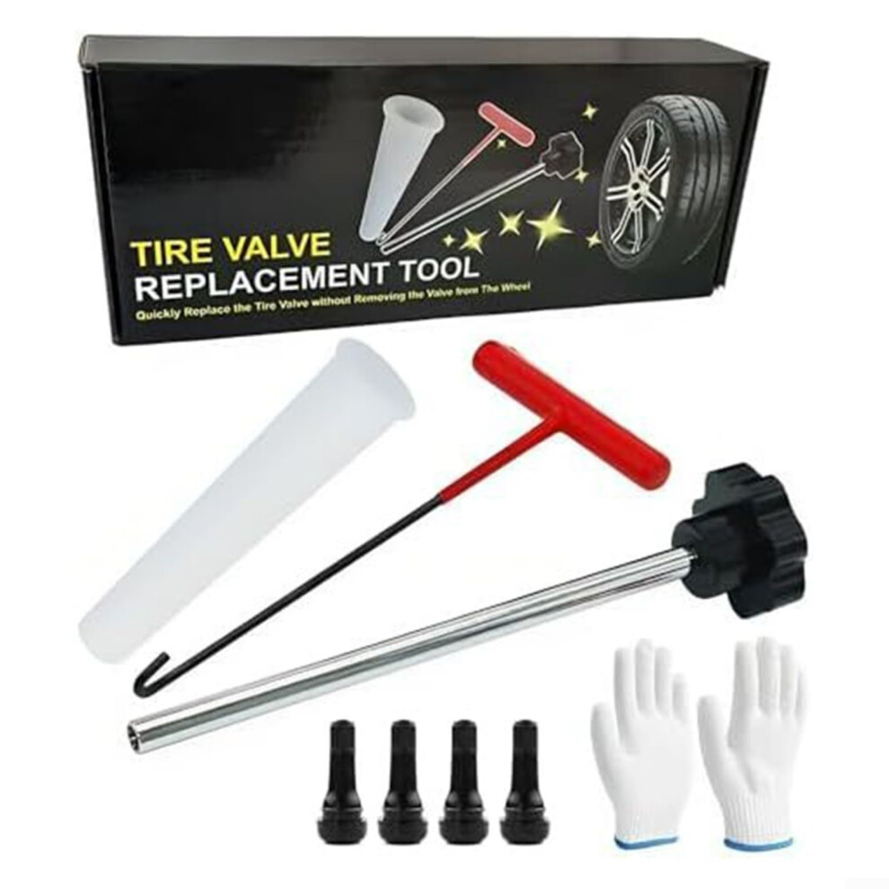 7Pack Quick Tire Valve Change Tool,Tire Valve Stem Core Quickly Replacement Tool Kit,For Cars,Trucks,Atvs,Motorcycles 689788463568