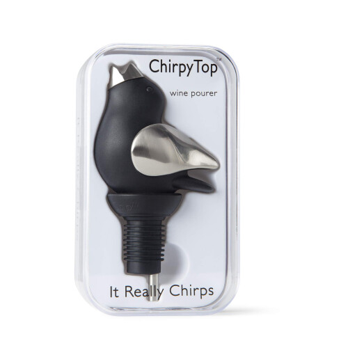chirpyTop Versatore per vino - Nero e cromato 2