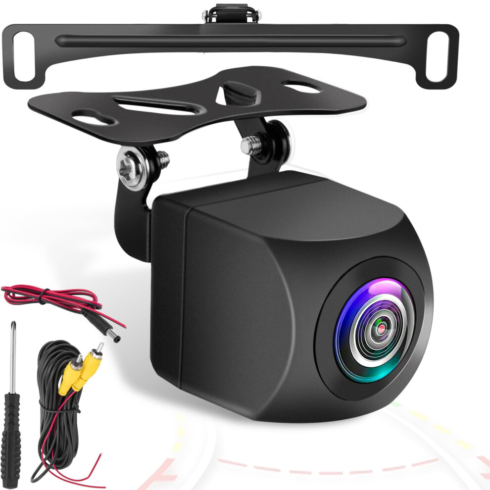 Backup Camera For Car, Ahd 1080P Reverse Camera, 170 Wide Angle Universal For Car Truck Suv Rv 689788466934