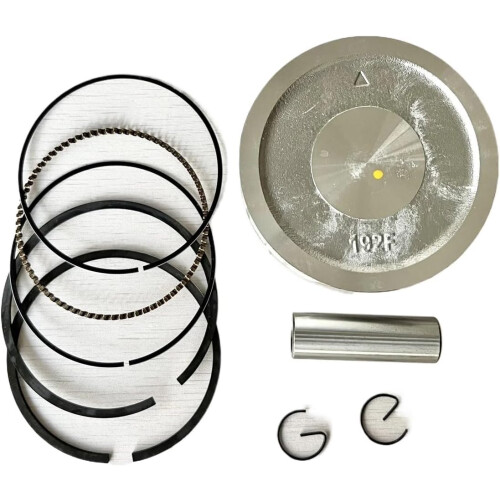 192 Compatible Engine Generator Replacement Parts 92MM Piston Rings Pin Clips Kit 1