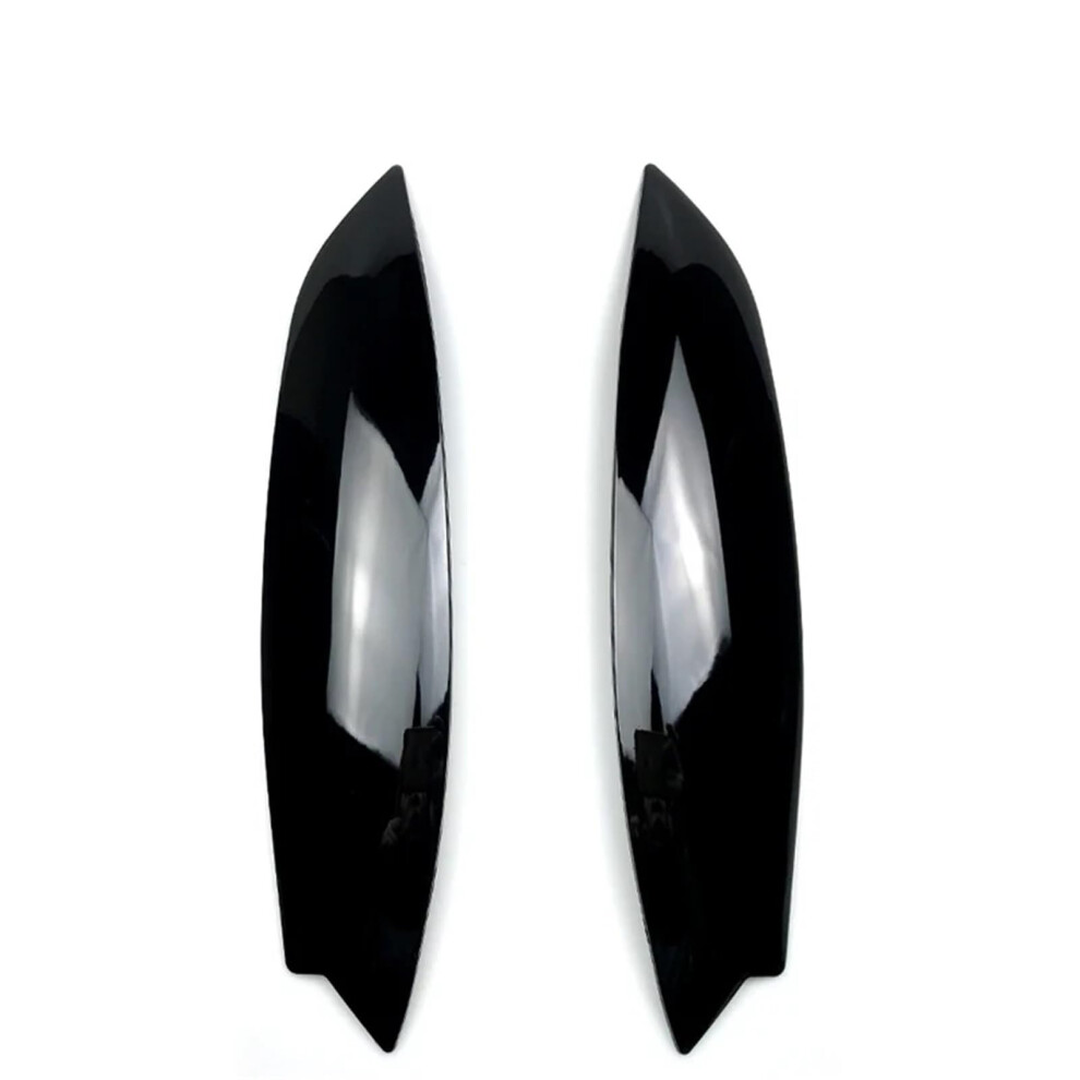 Compatible With Vw Golf 5 Mk5 Gti R 0507 Head Eyebrow Trim Head Lamp Eyelids Eyelash Cover Accessories Gloss Carbon Fiber(Black) Light/Black 689788468860
