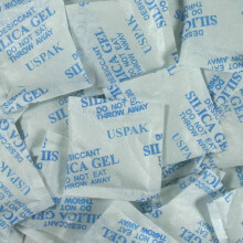 USPak 5 Gram Pack of 50 Silica Gel Desiccant Packets Drying Agent Mois