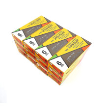 12 Stck Paon Seven-Eight Creme-Typ-Haarfarbe Dunkelbraun #6