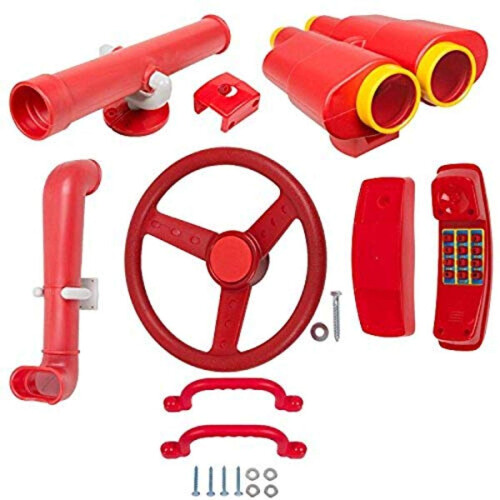 Swing Set Stuff Deluxe Accessories Kit SSS Logo Sticker Playground Red