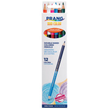 Prang Duo-Buntstifte, 12 verschiedene Farben, 16 Stck
