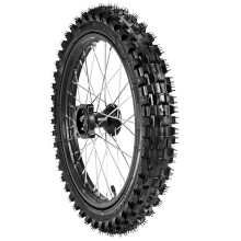70/10017 (2.75x17) 1.6x17 Front Wheel Tire and Rim Inner Tube with 15mm Bearing Assembly