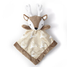 Levtex Home  Baby-Hirsch-Schmusedecke  weich und kuschelig, Plsch  Hellbraun, Taupe-Braun  Geschenk fr das Kinderzimmer