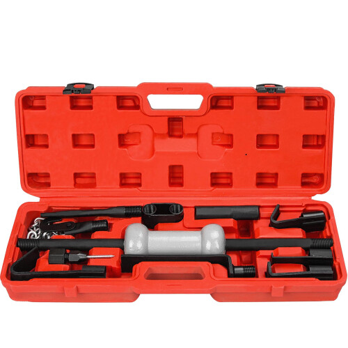 13pcs Slide Hammer Dent Puller Set, Automotive Dent Remover with 10lbs Slide Hammer