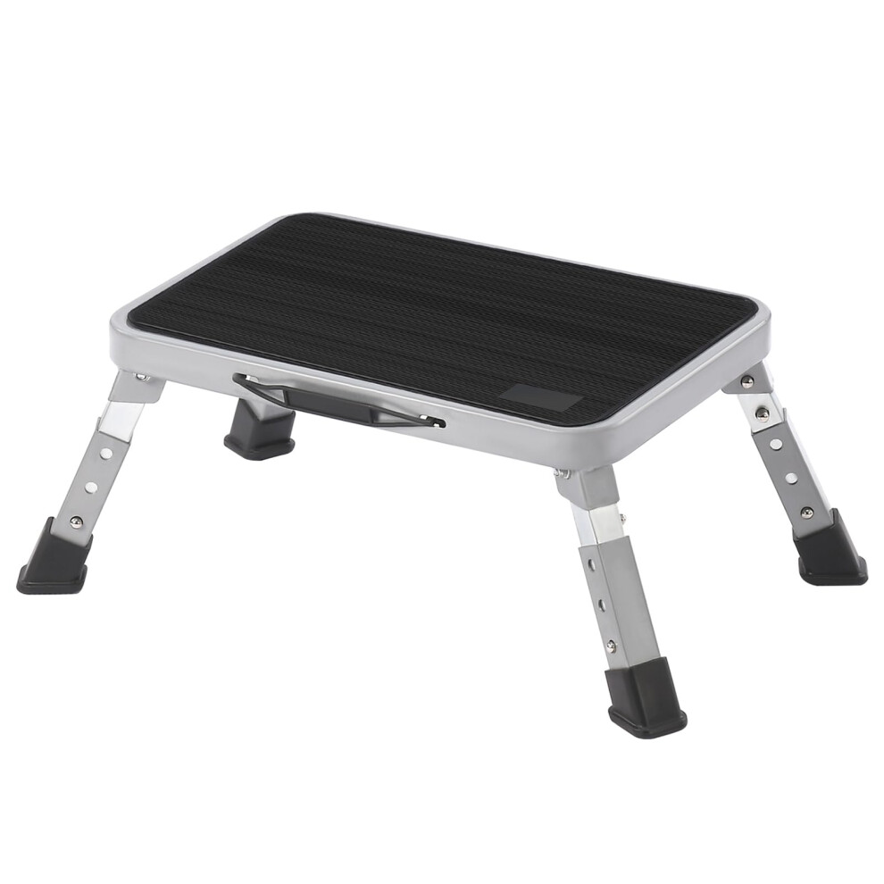 Rv Steps,Foldable Step Stool, Height Adjustable Metal Step Stool, Rv Entry Steps 689788472799