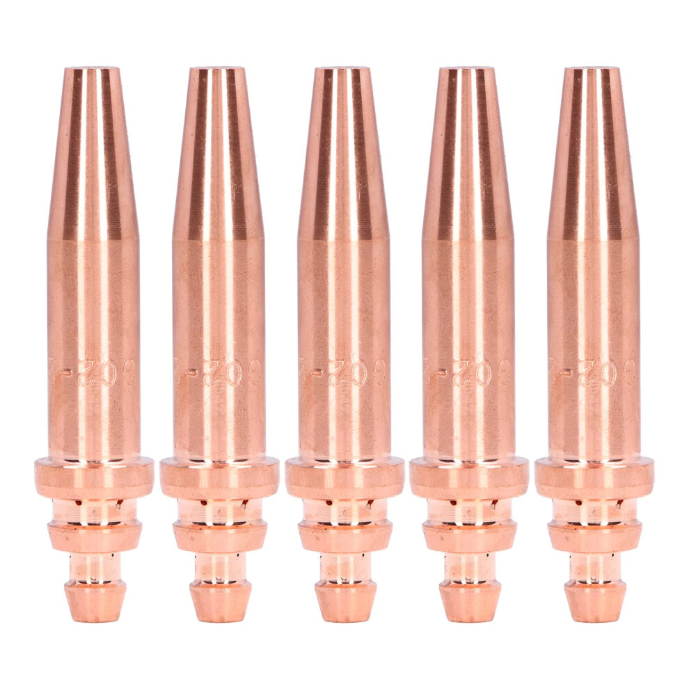 5Pcs Gas Welding Tips Acetylene Cutting Tips Nozzle Torch Consumable Accessories For Integrated Machine 2 G022 689788473161