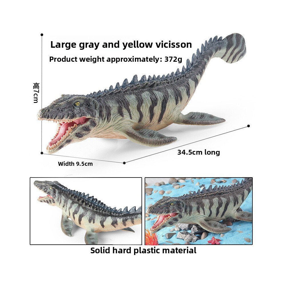 (StyleI) Mosasaurus Dinosaur Figurine With Movable Mouth For Kids Gift And Educational-image-OPC-PHZF27G-NEW