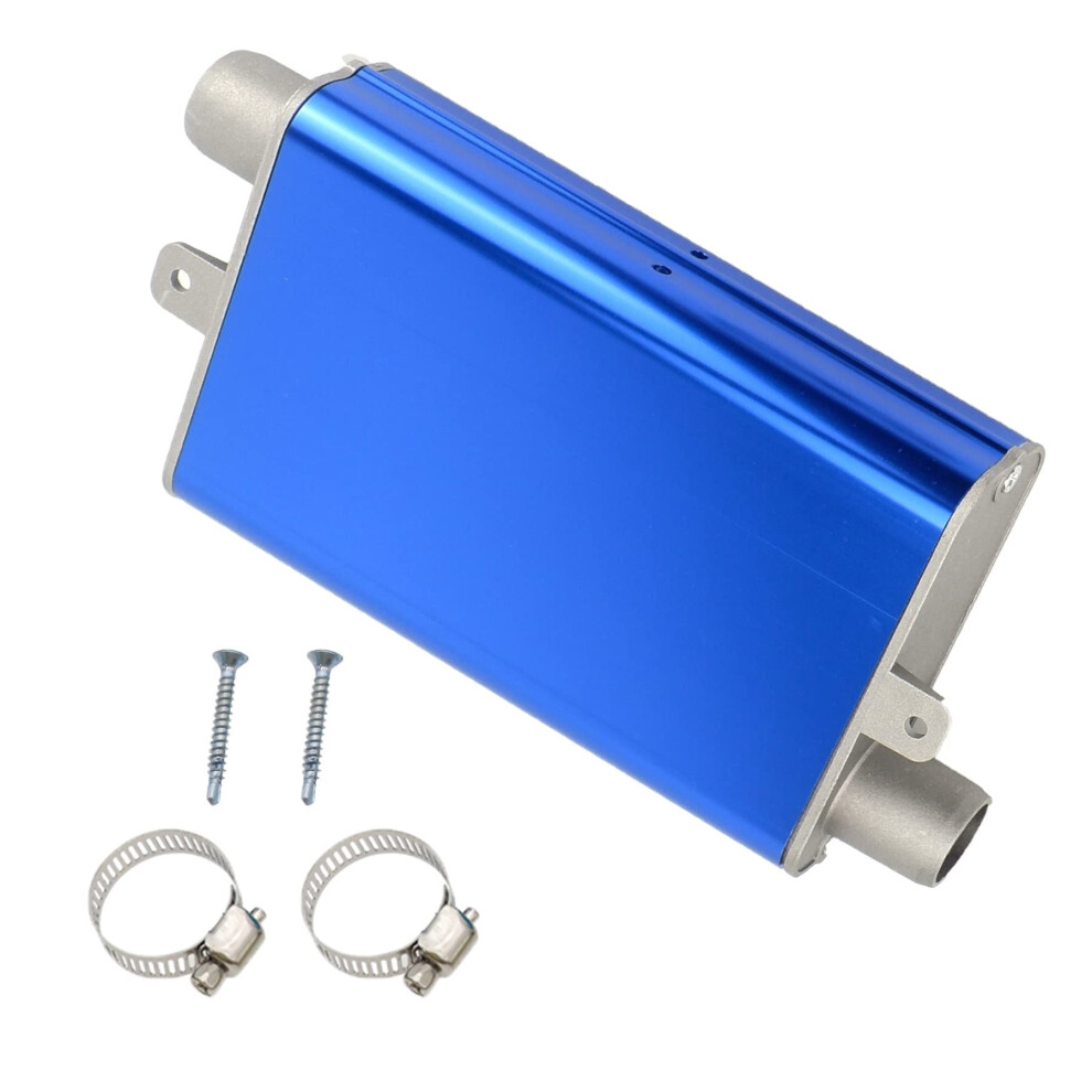Diesel Heater Exhaust Silencer Muffler With Clamp, 24Mm/ 0.94In Upgraded Aluminum Alloy 689788473505