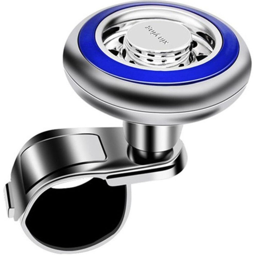 Car Handle Spinner Steering Wheel Knob Universal Metal Steering Wheel Assistive Ball Power Handles(Blue), Blue 689788473796