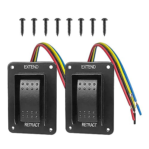 387874 Power Stabilizer Switch for RV Jacks 12V Extended Retraction with Mounting Screws (2 PCS)