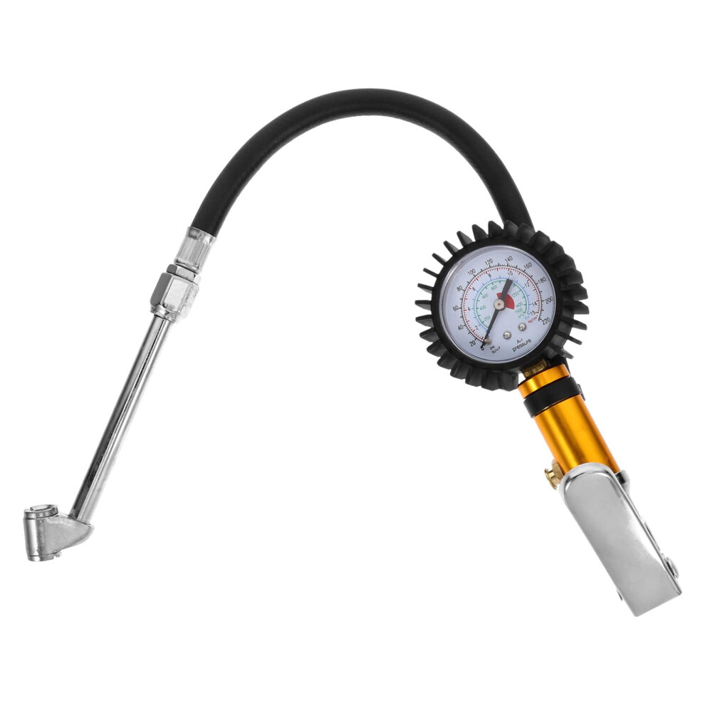 High Precision Tire Pressure Gauge With Hose Monitor Your Car's Pressure 689788475516