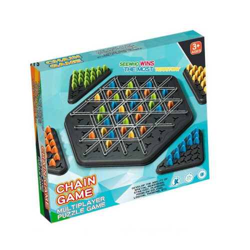(Large) Chess Triangle Rope Solving Puzzle Toy For Childrens Daily Interactive Gift