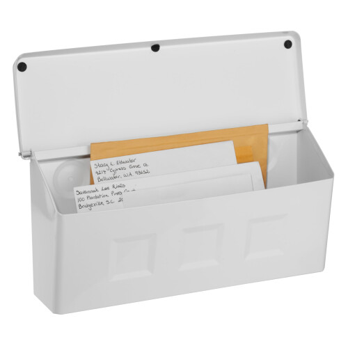 Architectural Mailboxes 2689W-10 Wayland Wallmount Mailbox  Small  Whi 2