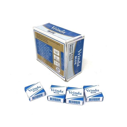 Vrinda Blue Squares Box mit 48 Stck 1