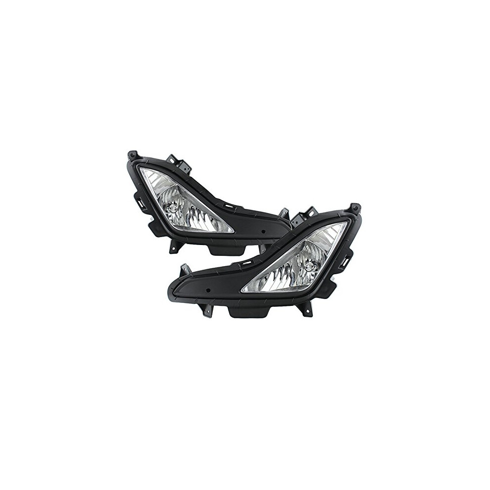 Fog Compatible For 20142015 Hyundai Elantra Fog S Bumper Lamps Set With Switch/Harness/Relay/Wiring Light 689788476018