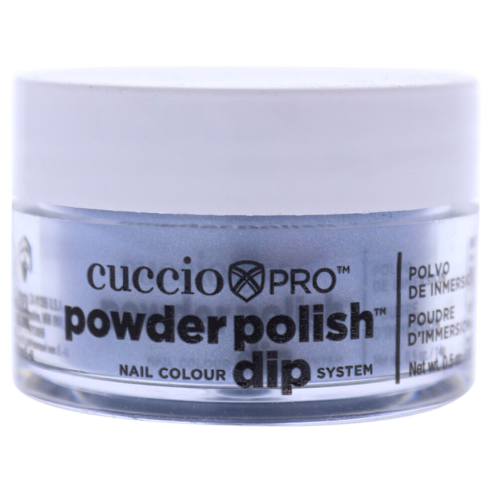 Cuccio Colour Blue Pro Powder Polish Nail Colour Dip System - With Mica By For Women - 0.5 Oz Nail Powder