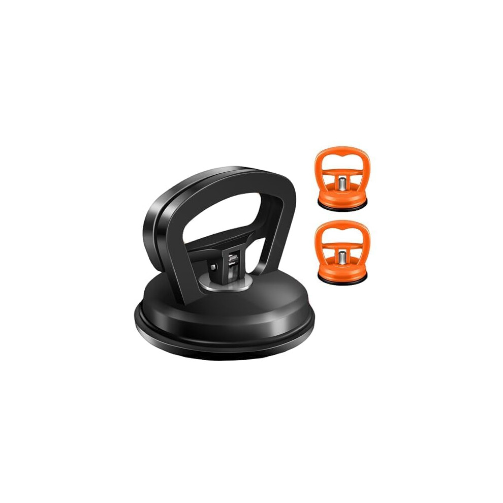 3 Packs Dent Puller Â Car Dent Repair Tool For Removing Dents, Glass, Screens, Tiles More Black/Orange 689788476568