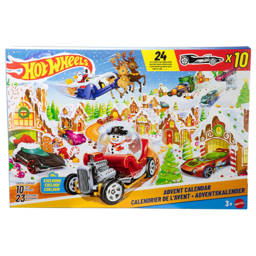 Hot Wheels Hot Wheels 2025 Advent Calendar Age 3+ Mattel JCB47 2