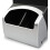 Dispensador modular de bancada de pl   stico de San Jamar, 10,25 x 13,25 x 18,25 polegadas preto/prata 5
