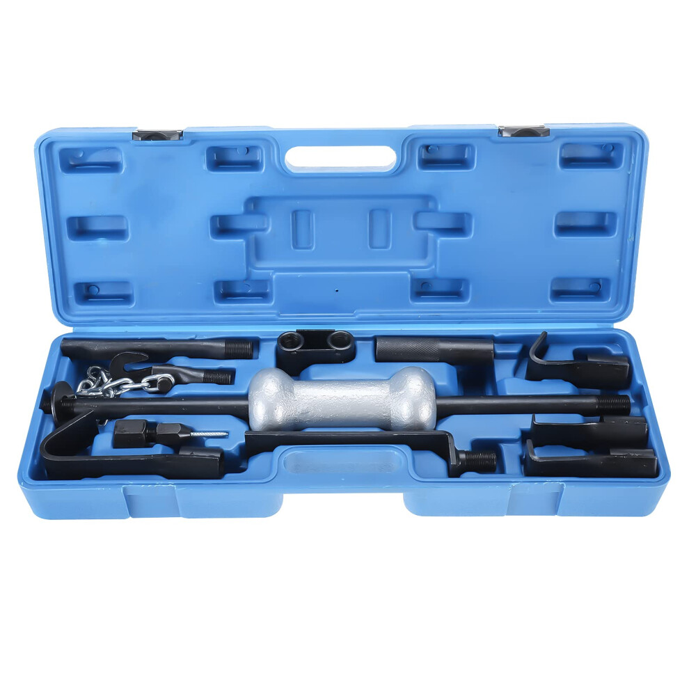 13Pcs Automotive Dent Puller With 10Lbs Slide Hammer Auto Body Trucks Repair Garage Tools Set 689788478692