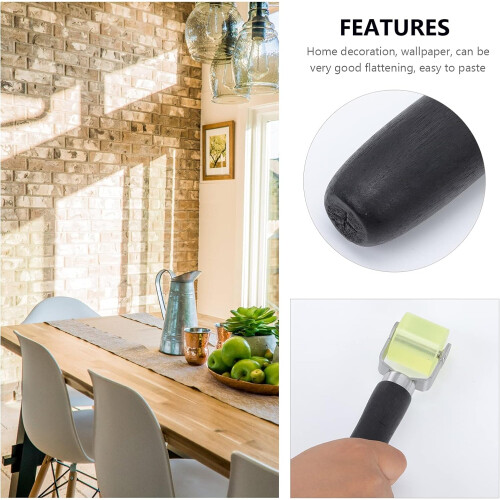 2pcs Home Wall Sticker Flat Roller Car Beauty Tool Insulation Film Flatten Roller Construction Roller for Easy Application 1
