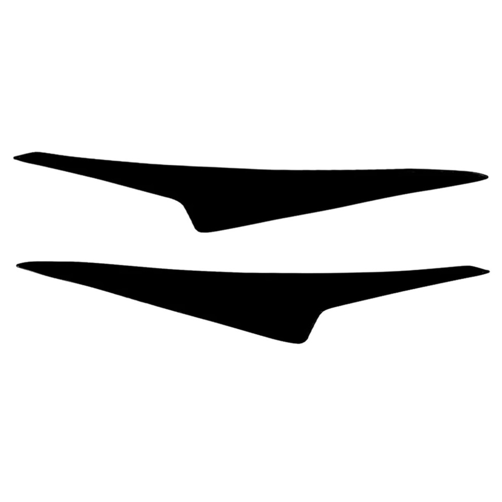 Car Headlights Eyebrows, Abs Headlight Eyebrow Trim Compatible For Mazda 3 Axela 2014 2015 2016 Black 689788478883