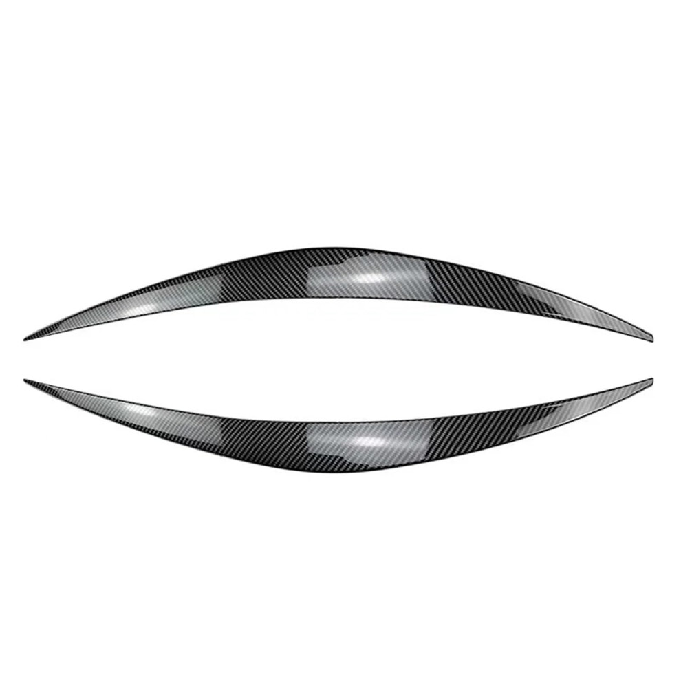 Compatible For Hyundai I30 I30n 2017 2018 2019 Car Headlights Eyebrows, Abs Carbon Fiber Look, Headlight Eyebrow Trim(Carbon Fiber Look) 689788478999