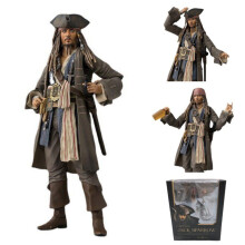 (JackSparrow) Of Pirates The Caribbean 5 Dead Men Tell No Tales Captain Jack Action Figure Shf