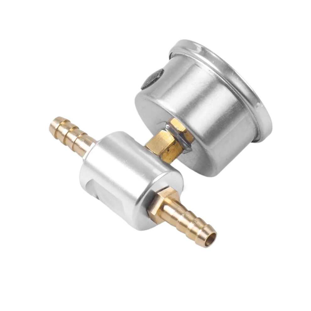 Universal 1/8 Npt Fuel Pressure Gauge Liquid Filled Polished Case And Adaptor Kit For Fuel Injection Systems(0100Psi) 689788479330