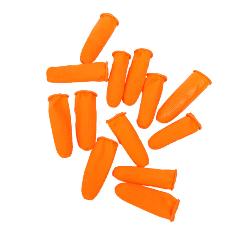 Latex Finger Protectors 300g AntiSlip Fingertip Covers for Nail Art Chalkboard Electronics Chemical Medical Thicken Stretchy Easy to Put