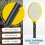 Zap It Bug Zapper Battery Powered (2xAA Included) Bug Zapper Racket, 3,500 Volt, 2 Pack 2